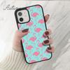 Чехол для телефона Back Red Bird Flamingos для iPhone 11 12 13 14 Pro Max mini XR XS SE 2020 7 8 Plus Samsung Galaxy S21 S22