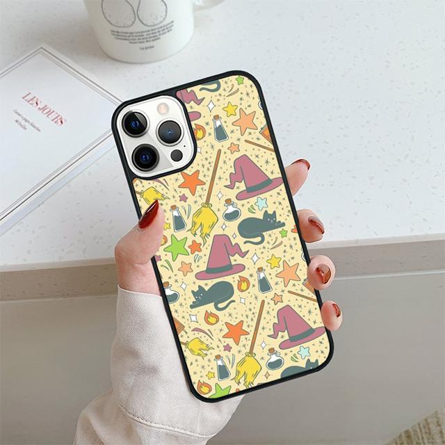 Чехол для телефона 'Ведьма Колдовство' Для iPhone 17 Air 13 12 14 15 16 Чехол Для Apple 14 15 16 11 Pro Max 6S SE2020 Plus Coque