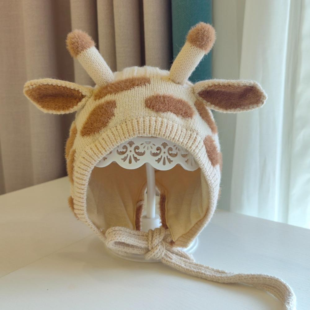 Warm Cartoon Baby Hat Cotton Girl's Ear Protection Cap Cute Baby Cap Winter