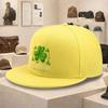 Ireland Rugby Shamrock Flat Brim Hip Hop Baseball Cap Polyester Snapback Unisex Casual Street Style