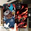 Demon Slayer Japan Anime Phone Case For iPhone 11 12 13 Pro Max X XS XR 6 6S 7 8 Plus 5S SE 2020 12Pro 12Mini Black Silicone Cover