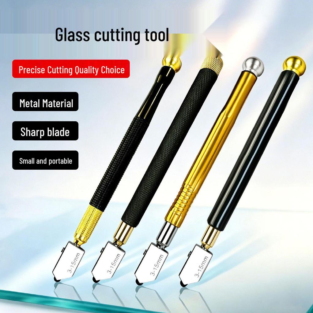 Handheld Glass & Tile Cutter: Two-in-One Tool with Diamond Blade