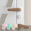 L-shaped Solid Color Thickened Silicone Door Handle Cover Home Child Baby Anti-collision Door Handle Protective Cover Protector