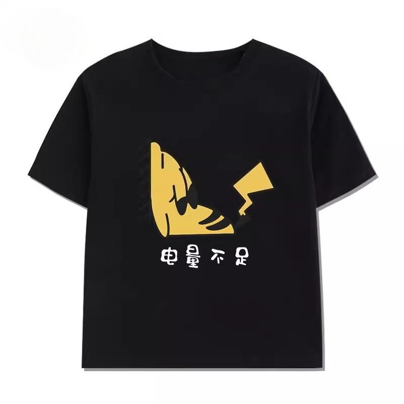 Potdemiel Summer New Pikachu Kids 100 Cotton TShirt Comfortable and Breathable Suitable for Boys and Girls