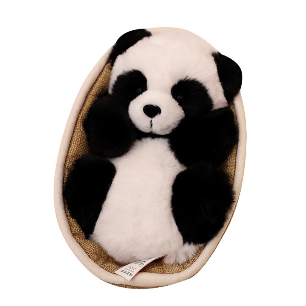 Hedgehog Panda Sleeping Basket Baby Toys Imitation Animal Animals Basket Plush Toys  Pet Doll