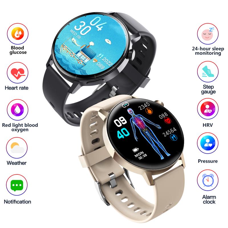 COUVEZI F67S Smartwatch with Non-invasive Blood Glucose & Health Monitoring (CN version)