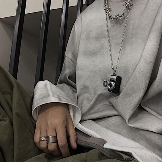 Цепочка на шею Личность Милый и Крутой Подарок на День Рождения Хип-Хоп Стиль Мода Подвеска в виде Камеры Ожерелье Ювелирный Аксессуар