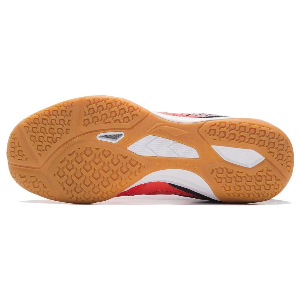 Li Ning Qilin TD Амортизирующие Скользкие Устойчивые к истиранию Низкие Тренировочные Кроссовки Мужские Красные APTR001-1