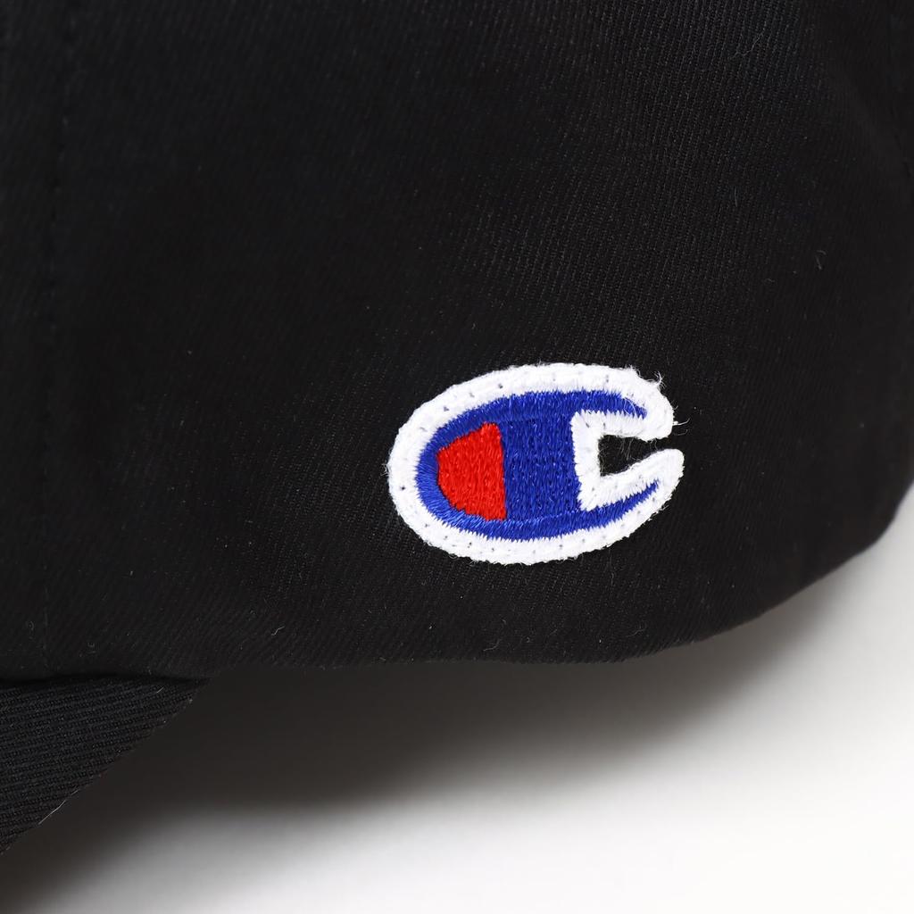 Champion Adjustable Graphic Logo Accessories Black Hat, Sweat-Absorbent, Quick-Drying, Strap, Print, Women's Cap, Golf, CW-ZG701C,