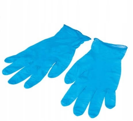 Nitrile Protective Gloves, Hypoallergenic, Size L