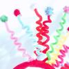Amazon Wacky Birthday Party Headband, Милая помпоновая повязка на голову на весну, Реквизит для фотосессии на вечеринке, Аксессуар для волос