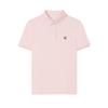 DNA French Chic Youthful Summer Breathable Polo Shirt Women Tops Raspberry-Pink F11W431101FLP