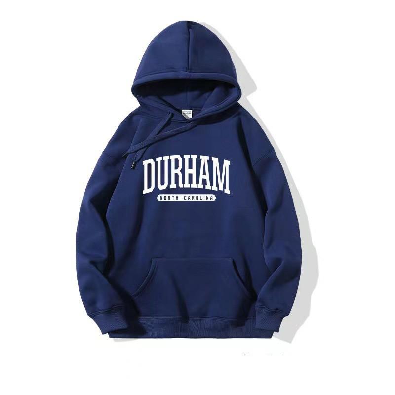 Vintage American Print Hoodie Unisex Loose Fit Streetwear Long Sleeve Pullover