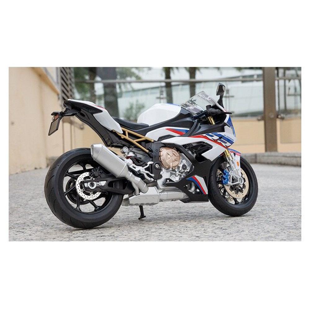 Масштаб 1/9 S1000RR, модель мотоцикла из сплава, литая под давлением машина, звуковой свет, коллекция для любителей автомобилей, детский подарок на день рождения, металлические игрушки для мальчиков