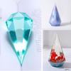 Diamond Cone Shape Candle Epoxy Resin Mold Home Decorations Silicone Mould DIY Crafts Jewelry Ornaments Casting Mold