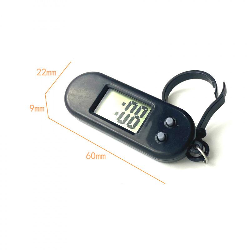 Портативный электронный брелок-часы Мини карманные овальные подвесные часы Цифровой настольный дисплей времени и даты Необходимые предметы домашнего обихода