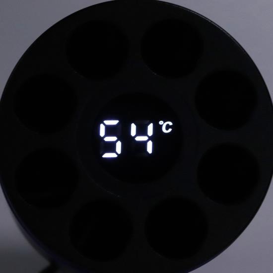 Нагреватель смолы с цифровым дисплеем, светоотверждаемый нагреватель стоматологической смолы с адаптером питания, 110‑240 В, вилка европейского стандарта