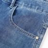 Men's Washed Straight-Leg Denim Jeans