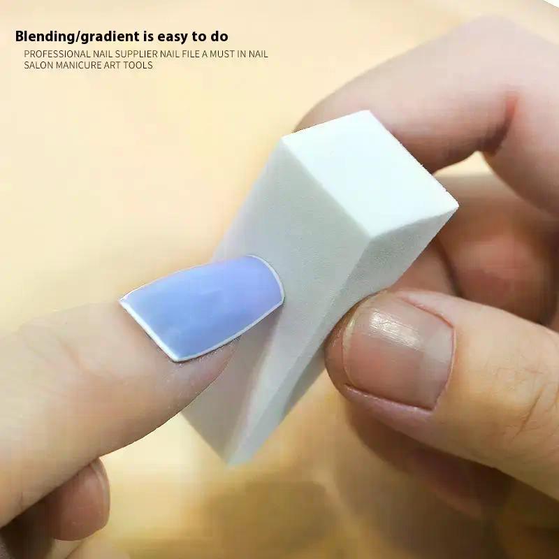 20Pcs/50Pcs White Triangle Soft Sponge Nail Brush DIY Gradient Painting Gel Manicure Tool Makeup Blush Smudge Sponge