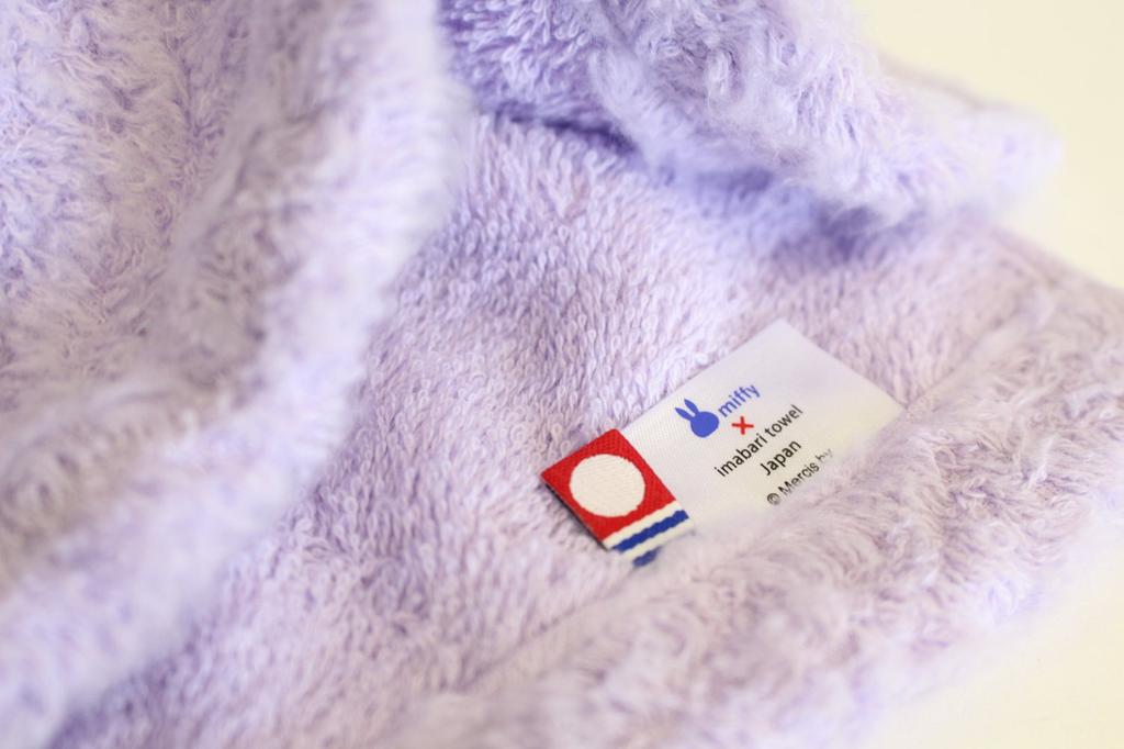 Maruei Towel Imabari Towel Face Towel Cool Miffy Fluffy Purple