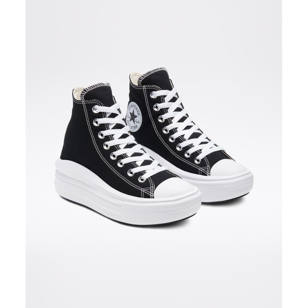 Converse Chuck Taylor All Star Move Black 568497c Chuck Taylor All Star Move Canvas Color Black 568497c