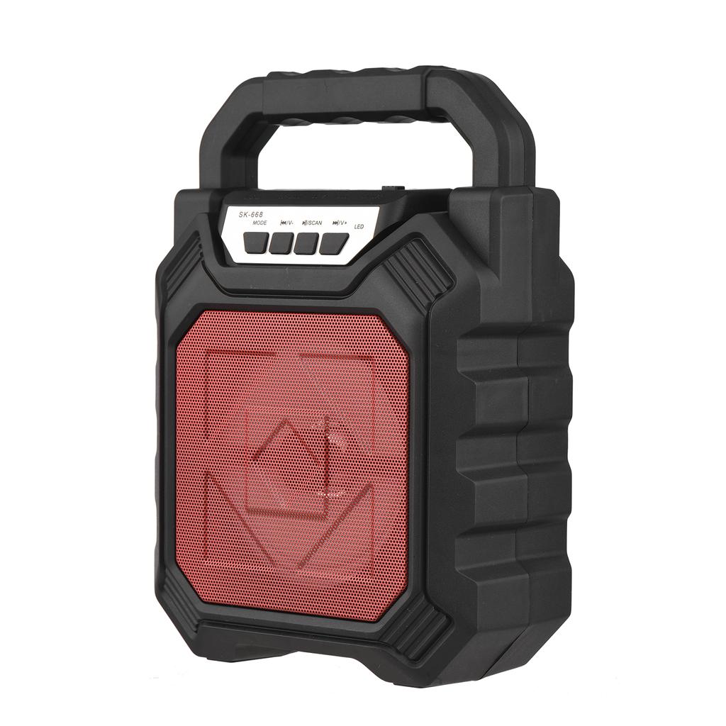 Portable BT Karaoke Machine Rechargeable Cordless Outdoor Speaker Battery Powered with Microphone