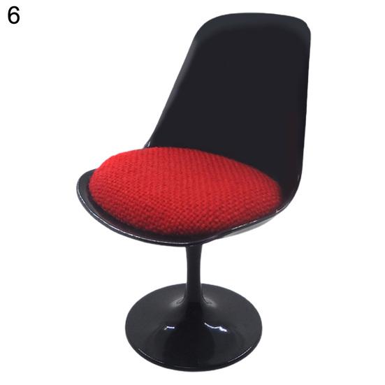 Полезная имитация нежной текстуры кукольного кресла аксессуары мини-круглые для внутреннего использования