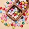 40pcs 14.9mm Fashion Acrylic Star Loose Beads DIY For Necklace Bracelets Jewelry Making