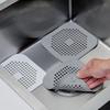 Силиконовый коврик для слива на пол против засоров: Кухонная раковина и ванная комната Волосы Присоска Фильтр