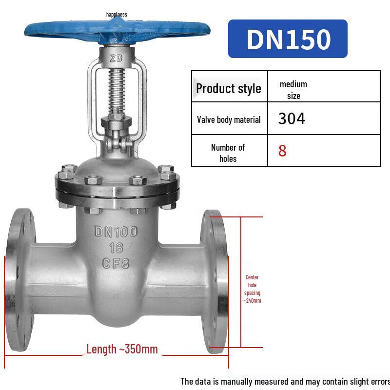 304 Stainless Steel Flange Gate Valve
