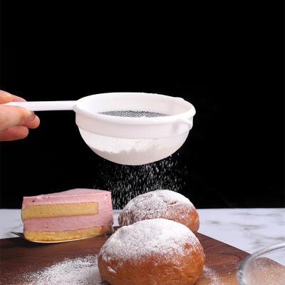 Кухонный ручной пластиковый экран сетка сито для чайных листьев сито для муки дуршлаг многоразовый ручной дуршлаг кухонные принадлежности