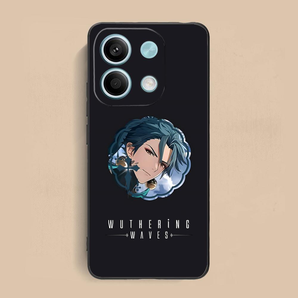 Wuthering Waves Jiyan Phone Case for Xiaomi Redmi Note 14 13 12 11 S Pro Plus 4G 5G Colour Printing Cover Pretty Cover Luxury