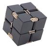 Ручной кубик для снятия стресса из алюминиевого сплава Infinity Desk Magic Cube, черный