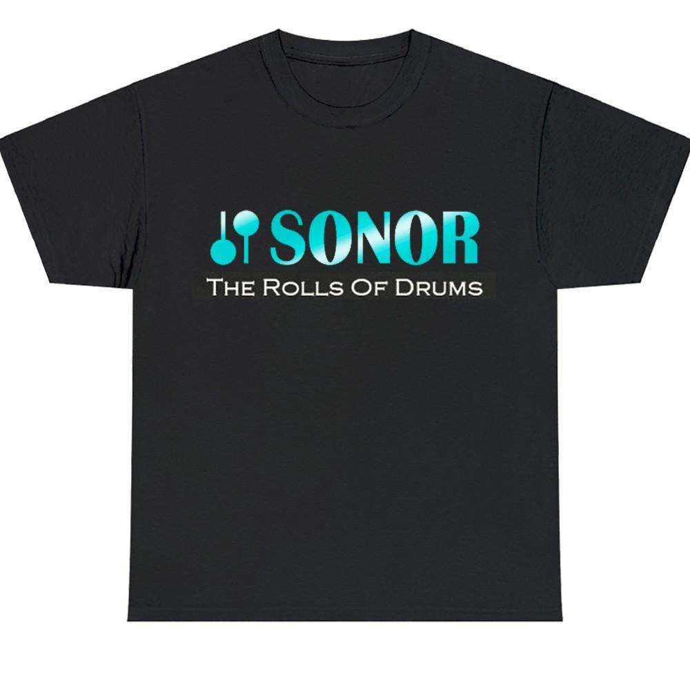 NEW! Sonor The Rolls Of Drums Logo Unisex T-Shirt Funny Size S To 5XL