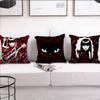 Soft Comfortable Pillow Case Cartoon for Sofa Living E-Emily Room The Home Strange Office Decor Cool Protective Covers