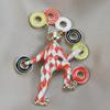 Blucome Alloy Enamel Pins Vintage Circus Clown Replica Brooch for Woman Man Suit Scarf Christmas Gifts
