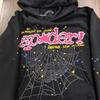 Heavyweight Spider Web Foam Print Fleece Hoodie (450G)