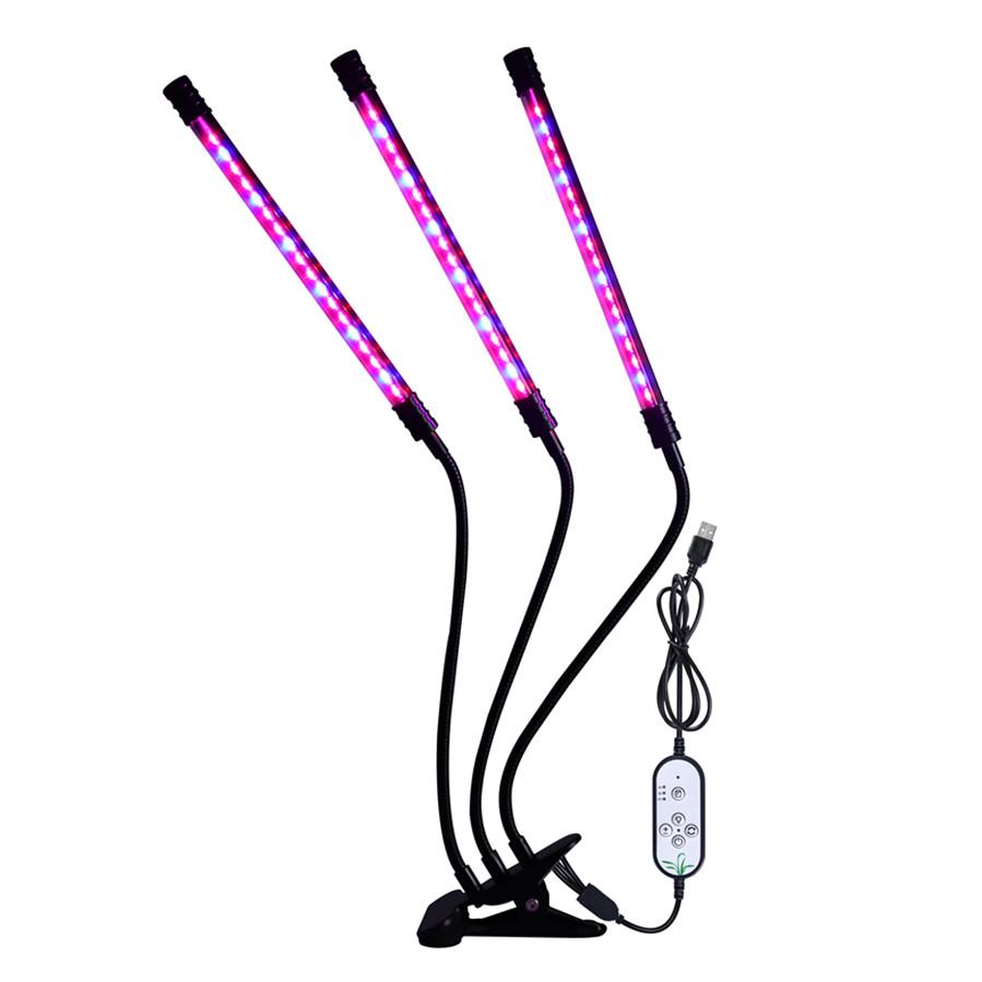 Светодиодный светильник полного спектра USB-фитосветильник с управлением фитосветильник для растений рассада цветок домашняя палатка консигнация