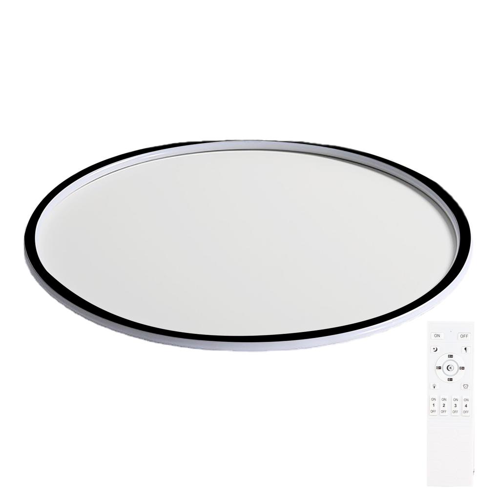 Round Flat Panel Light Minimalist Nordic Style LED Ceiling Mount Disk Light for Living Room
