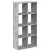 VidaXL Room Divider Shelf Concrete Grey 69.5x29x137.5 Cm, Shelf, Bookcase, Storage Shelf, 858024