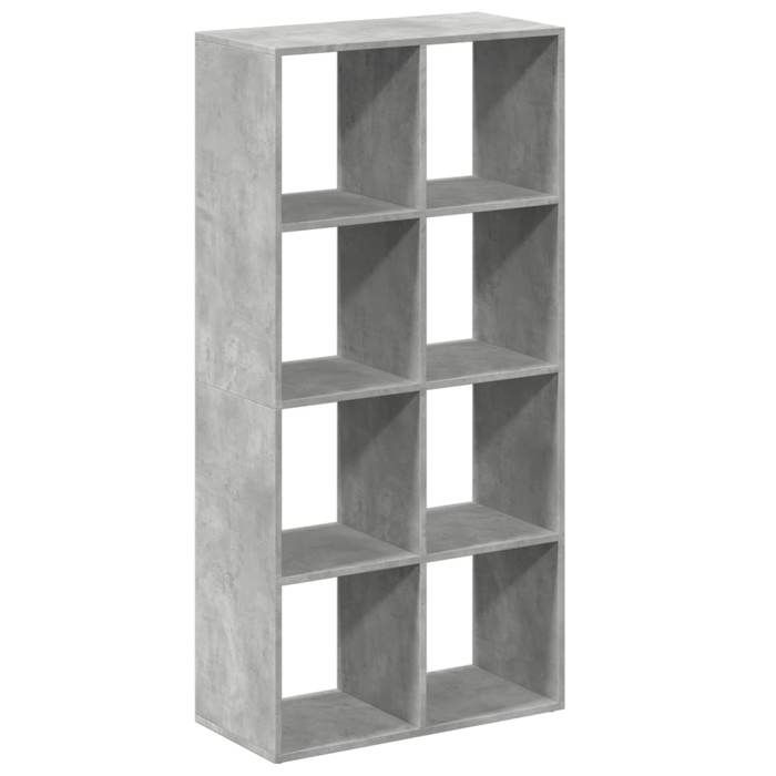 VidaXL Room Divider Shelf Concrete Grey 69.5x29x137.5 Cm, Shelf, Bookcase, Storage Shelf, 858024