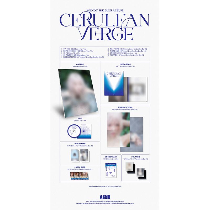 [Предзаказ] WENDY – 3-й мини-альбом [Cerulean Verge] Фотобук-версия. (+Онлайн-выгода)