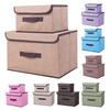 Clothes Box Large Capacity Dust-proof Non-woven Fabric Anti-deform Clothing Organizer Box for Home