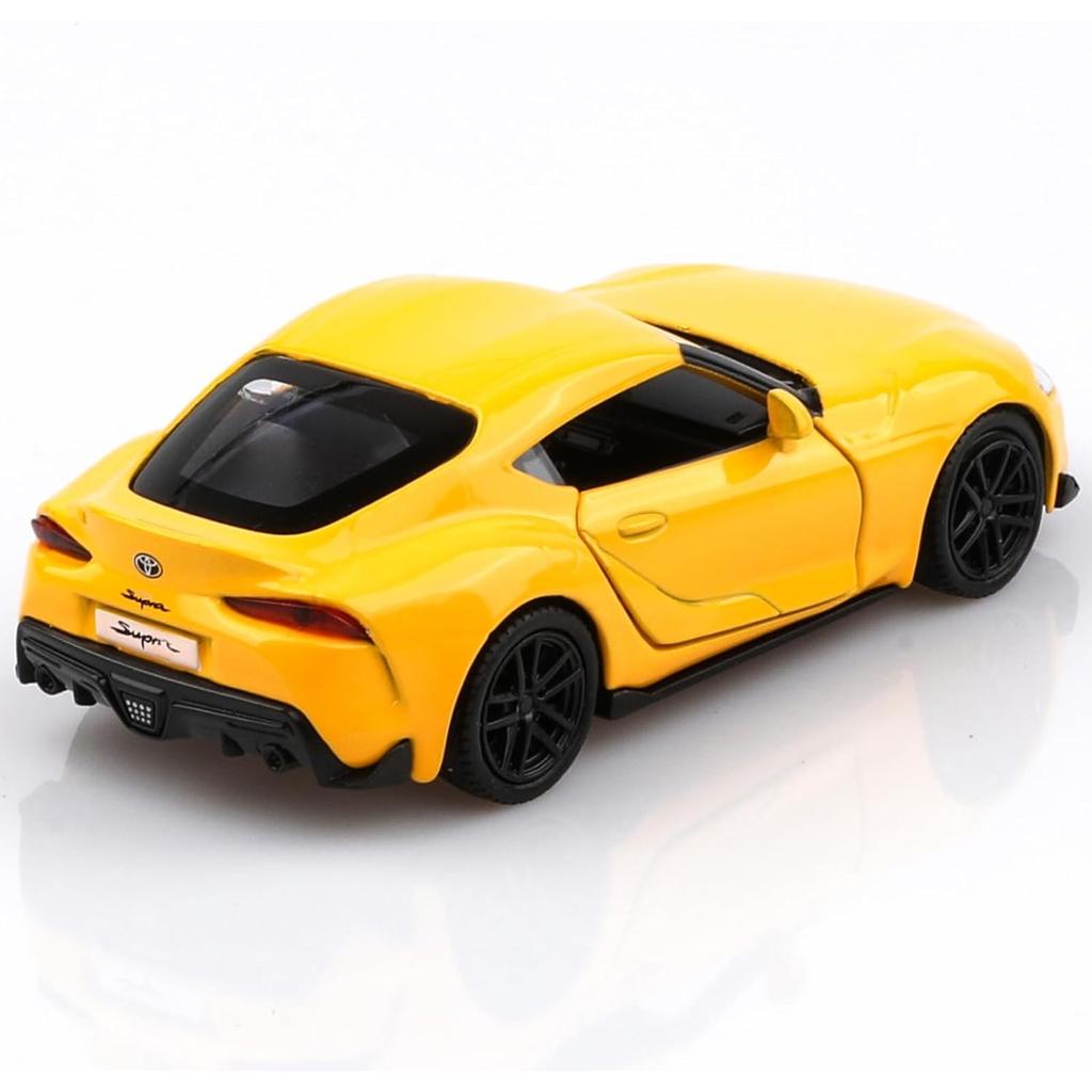 Масштаб 1/36, игрушечная машинка Toyota Supra, литая под давлением модель автомобиля Toyota Supra, игрушечные машинки с откатным механизмом, автомобили, подарки для мальчиков и девочек