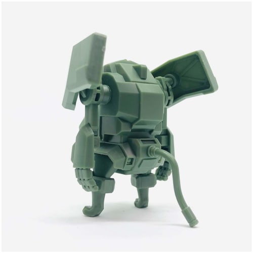 Cavico Choipura Series No. 003 Japan Ground Self-Defense Force Type 07 Tank, Nacchin, Approximately 45mm Tall, Plastic Model Kit MIM-005-JG