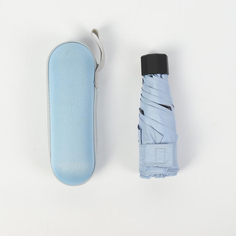 Компактный зонт двойного назначения с УФ-защитой от солнца и дождя, портативный складной солнцезащитный козырек с принтом