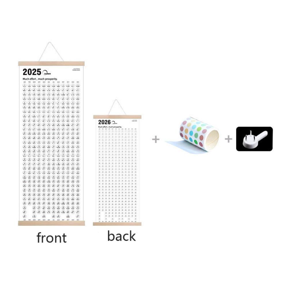 Прямоугольный настенный календарь 2025 года Удобный планировщик расписания для самодисциплины Подарки на праздники