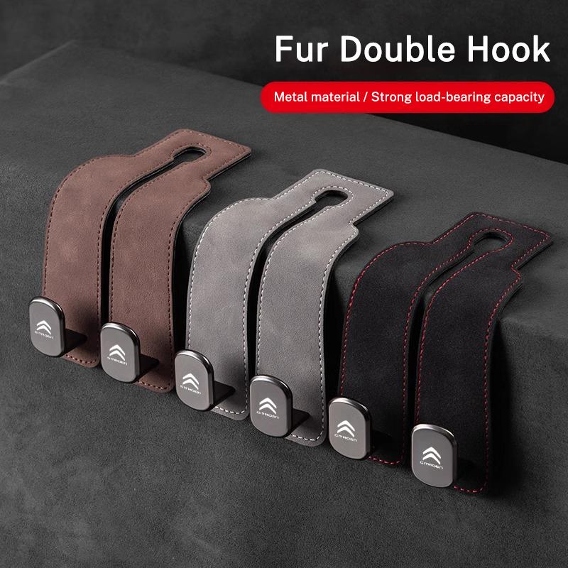Car Seat Headrest Hook Auto Rearseat Hanger Accessories For Citroen C4 C3 C5 C1 C2 Berlingo Celysee Cactus Picasso Saxo Grand ajy256
