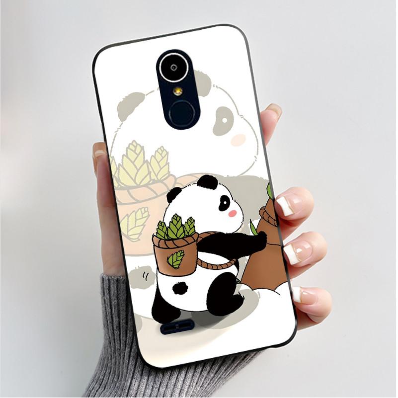 Чехол для LG K8 2017/LG K8 2018/LG K9 2018 Мягкий Силиконовый Черный Корпус для LG K10 2016/LG K10 2017 Чехол Милый Цветочный Мультяшный Чехол
