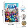 DIY Diamond Painting Monster Cross Stitch Kit Mosaic Art Diamond Painting Full Circle Diamond Home Decoration